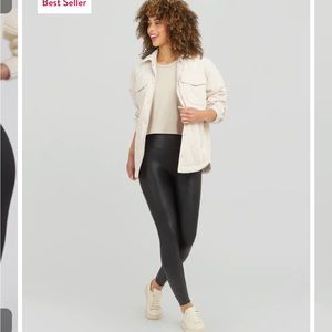Spanx faux leather leggings